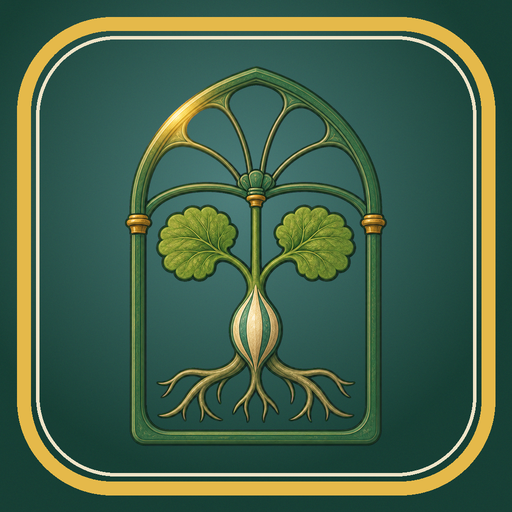 Root & Branch greenhouse emblem