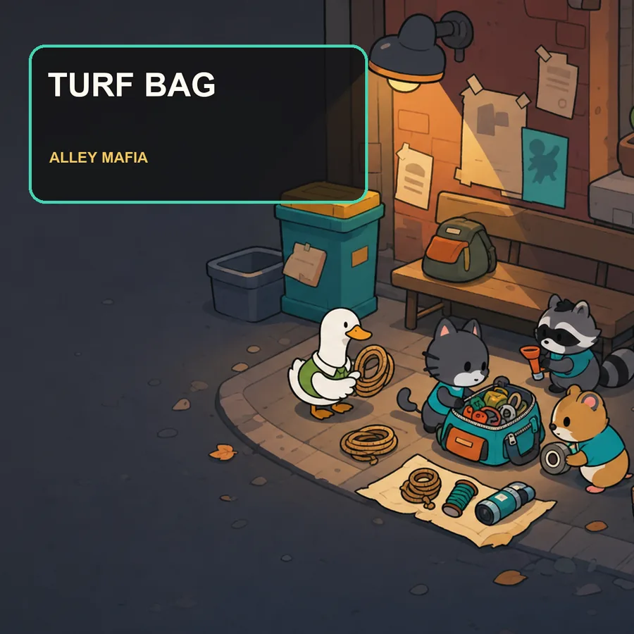 Turf Bag: Alley Mafia artwork